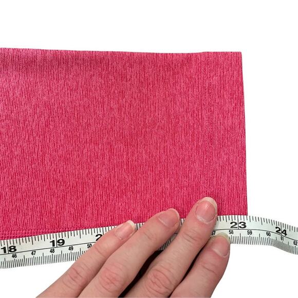 Outdoor Voices 3/4 Warmup Leggings Flamingo Heathered Pink - Picture 7 of 7